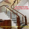 Cầu Thang Lan Can Kính Cường Lực . Cầu Thang Kính Tay Vịn Gỗ Đẹp Tại Hà Nội