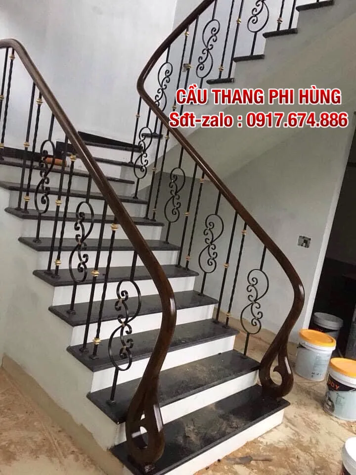 Mẫu Cầu Thang Sắt Đẹp . Cầu Thang Lan Can Sắt Tại Hà Nội