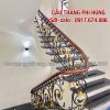 Cầu thang sắt nghệ thuật tại Hà Nội, Báo giá cầu thang sắt nghệ thuật, Cầu thang sắt tay vịn gỗ đẹp nhất