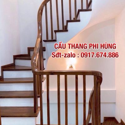 Tổng hợp 100 mẫu cầu thang gỗ đẹp nhất tại Hà Nội