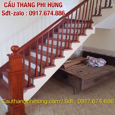 Báo giá cầu thang gỗ, cầu thang gỗ đẹp, Cầu thang gỗ tại Hà Nội