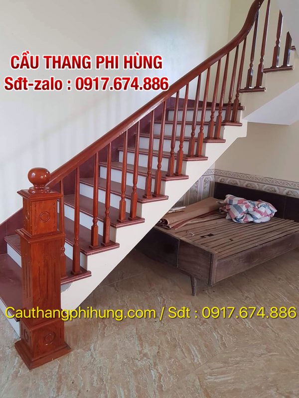 Báo giá cầu thang gỗ, Cầu thang gỗ đẹp, Cầu thang gỗ tại Hà Nội