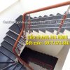 Cầu Thang Inox Tay Vịn Gỗ Đẹp . Cầu Thang Inox Đẹp Tại Hà Nội