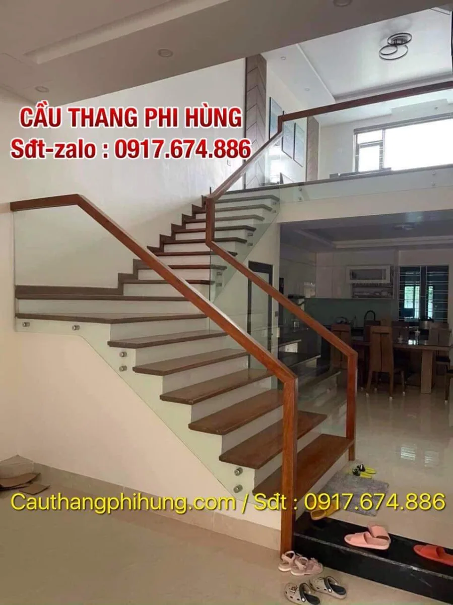 Cầu Thang Kính Tại Vĩnh Phúc . Cầu Thang Kính Cường Lực Đẹp Tại Vĩnh Phúc