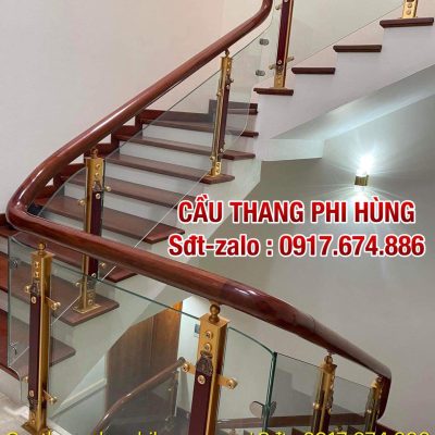 Cầu Thang Kính Đẹp Hiện Đại . Cầu Thang Kính Cường Lực Tại Hà Nội