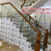 Cầu Thang Kính Đẹp Tay Gỗ Tại Hà Nội. Lan Can Cầu Thang Kính Cường Lực