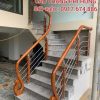 Cầu Thang Inox Tay Vịn Gỗ Đẹp . Cầu Thang Inox Đẹp Tại Hà Nội