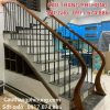 Cầu Thang Lan Can Sắt Nghệ Thuật Đẹp. Cầu Thang Sắt Đẹp Tay Vịn Gỗ