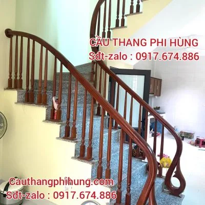 Cầu Thang Gỗ Lim Nam Phi . Cầu Thang Gỗ Đẹp Tại Hà Nội