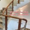 Cầu Thang Kính Gỗ Đẹp Hiện Đại . Tay Vịn Cầu Thang Kính Tại Hà Nội
