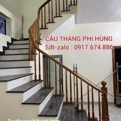 Tay Vịn Cầu Thang Gỗ Đẹp . Cầu Thang Gỗ Lim Nam Phi Tại Hà Nội