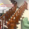 Cầu Thang Lan Can Gỗ Đẹp Lim Nam Phi. Cầu Thang Gỗ Đẹp Tại Hà Nội