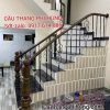 Mẫu Cầu Thang Sắt Đẹp Tay Vịn Gỗ. Cầu Thang Lan Can Sắt Đẹp Hà Nội