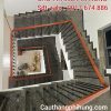 Lan Can Cầu Thang Sắt Tay Vịn Gỗ . Mẫu Cầu Thang Sắt Đẹp Nghệ Thuật
