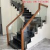 Cầu Thang Lan Can Kính Cường Lực. Cầu Thang Kính Gỗ Đẹp Hà Nội