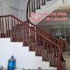 Cầu Thang Gỗ Đẹp Lim Nam Phi. Cầu Thang Con Tiện Gỗ Tại Hà Nội