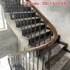 Cầu Thang Sắt Mỹ Thuật Đẹp Hà Nội. Mẫu Cầu Thang Lan Can Sắt Gỗ Đẹp