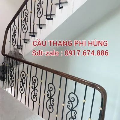 Cầu Thang Sắt Đẹp Nghệ Thuật . Mẫu Cầu Thang Lan Can Sắt Mỹ Thuật