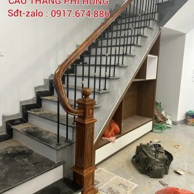 Cầu Thang Lan Can Sắt Nghệ Thuật Đẹp . Tay Vịn Cầu Thang Sắt Tại Hà Nội