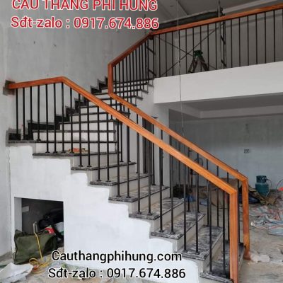 Cầu Thang Lan Can Sắt Gỗ Đẹp . Mẫu Cầu Thang Sắt Nghệ Thuật Đẹp