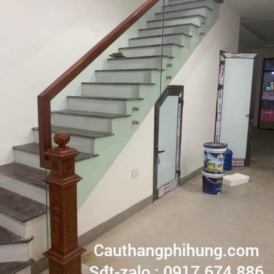 Cầu Thang Kính Cường Lực Đẹp Hà Nội . Mẫu Cầu Thang Kính Gỗ Đẹp Hiện Đại