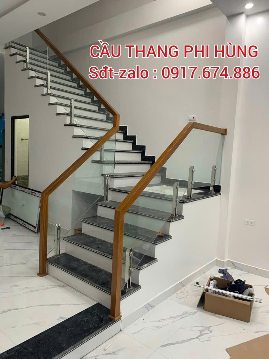 Cầu Thang Kính Cường Lực Đẹp . Cầu Thang Kính Đẹp Hiện Đại