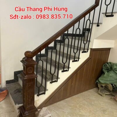 Cầu Thang Sắt Mỹ Thuật Đẹp. Tay Vịn Cầu Thang Sắt Tại Hà Nội