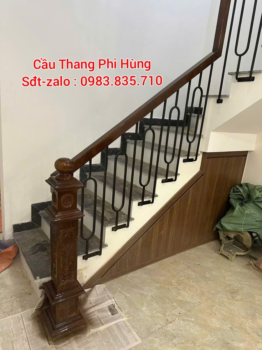 Cầu Thang Sắt Mỹ Thuật Đẹp. Tay Vịn Cầu Thang Sắt Tại Hà Nội